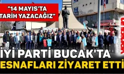 İYİ Parti Bucak'ta Esnafları Ziyaret Etti