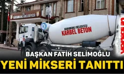 Başkan Selimoğlu Yeni Mikseri Tanıttı