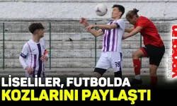 Liseliler, futbolda kozlarını paylaştı