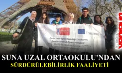 Suna Uzal Ortaokulu'ndan sürdürülebilirlik faaliyeti