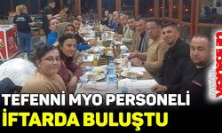 Tefenni MYO personeli, iftarda buluştu