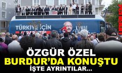Özgür Özel Burdur'da konuştu