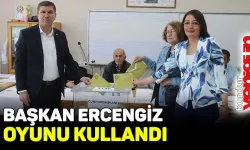 Başkan Ercengiz, oyunu kullandı