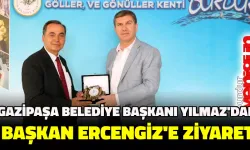 Gazipaşa Belediye Başkanı Yılmaz’dan Başkan Ercengiz’ ziyaret