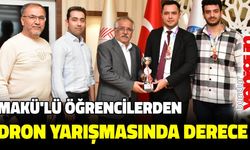 MAKÜ’lü Öğrenciler Dron Yarışmasında Derece Elde Etti