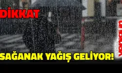 GÖK GÜRÜLTÜLÜ SAĞANAK UYARISI!