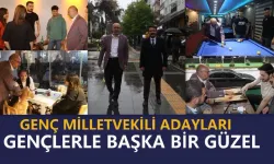 Burdur'un genç milletvekili adayları, gençlerle bir başka güzel