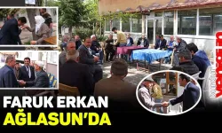 Faruk Erkan, Ağlasun'da