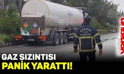 Gaz sızıntısı panik yarattı!