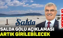 Milletvekili Bayram Özçelik'ten Salda Gölü açıklaması