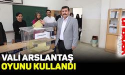 Vali Arslantaş, oyunu kullandı