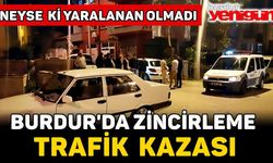Burdur'da Zincirleme Trafik Kazası