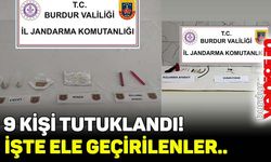 Uyuşturucu operasyonunda 9 kişi tutuklandı! İşte ele geçirilenler..