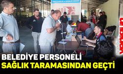 Bucak Belediye personeli sağlık taramasından geçti