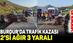 Burdur'da trafik kazası: 3 yaralı