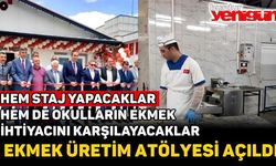 Hem staj yapacaklar hem de okulların ekmek ihtiyacını karşılayacaklar