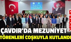 ÇAVDIR’DA MEZUNİYET TÖRENLERİ COŞKUYLA KUTLANDI