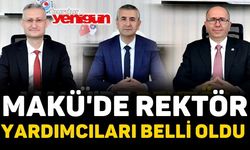 MAKÜ'de rektör yardımcıları belli oldu