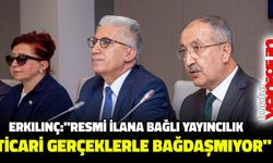 Erkılınç: “Resmi ilana bağlı yayıncılık ticari gerçeklerle bağdaşmıyor”