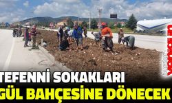 TEFENNİ SOKAKLARI GÜL BAHÇESİNE DÖNECEK