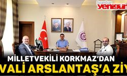 MİLLETVEKİLİ KORKMAZ’DAN VALİ ARSLANTAŞ’A ZİYARET