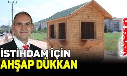 Tefenni Belediyesi'nden taşınabilir ahşap dükkan