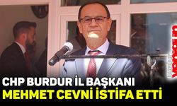 CHP İl Başkanı Mehmet Cevni istifa etti