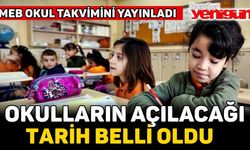 Okulların açılacağı tarih belli oldu