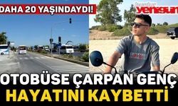 Otobüsle çarpışan motosikletin genç sürücüsü hayatını kaybetti