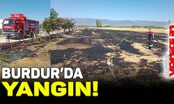 Burdur'da yangın!