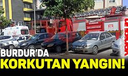 Burdur'da korkutan yangın!