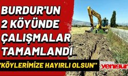 Burdur'un 2 Köyünde Çalışmalar Tamamlandı