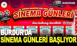 Burdur'da 'sinema günleri' başlıyor