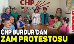 CHP Burdur'da zamları protesto etti