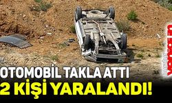 Otomobil devrildi: 2 kişi yaralandı