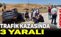 Trafik kazasında 3 kişi yaralandı