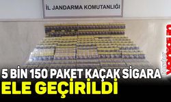 5 bin 150 paket kaçak sigara ele geçirildi