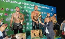 Gökbel Yaylası Yağlı Güreşleri'nde başpehlivanlığı Ali Gürbüz kazandı