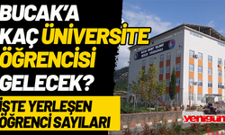 Bucak'a Kaç Üniversite Öğrencisi Gelecek?