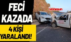 Hatalı sollama kaza getirdi: 4 yaralı