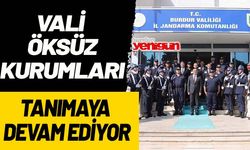 Vali Öksüz, kurumları tanımaya devam ediyor