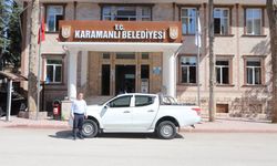 KARAMANLI BELEDİYESİ’NE YENİ ARAÇ ALINDI