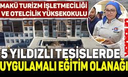 Beş Yıldızlı Tesislerde Uygulamalı Eğitim Olanağı: MAKÜ Turizm İşletmeciliği ve Otelcilik