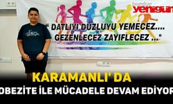 KARAMANLI' DA OBEZİTE İLE MÜCADELE DEVAM EDİYOR