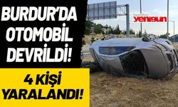 Burdur'da kaza: 4 yaralı
