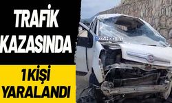 Trafik kazasında 1 kişi yaralandı