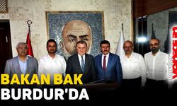 Bakan Bak, Burdur'da