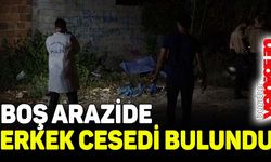Boş arazide erkek cesedi bulundu