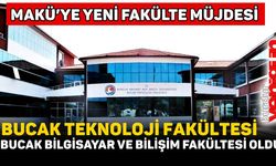 BUCAK TEKNOLOJİ FAKÜLTESİ, BUCAK BİLGİSAYAR VE BİLİŞİM FAKÜLTESİ OLDU