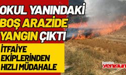 Arazi Yangını Büyümeden Söndürüldü